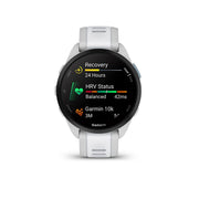 Garmin, Forerunner 165, Watch, Watch Color: Grey, Wristband: Whitestone - Silicone
