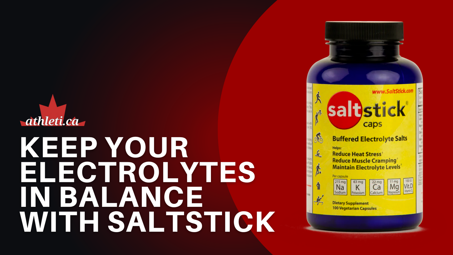Keep Your Electrolytes in Balance with SaltStick's Electrolyte Capsules