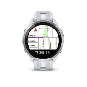 Garmin, Forerunner 965, Watch, Watch Color: Black, Wristband: Black/Powder Grey - Silicone