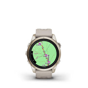Garmin, Epix Pro Sapphire Edition 42mm, Watch, Watch Color: Soft Gold, Wristband: Light Sand - Silicone