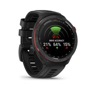 Garmin, Approach S70, Watch, Watch Color: Black, Wristband: Black - Silicone