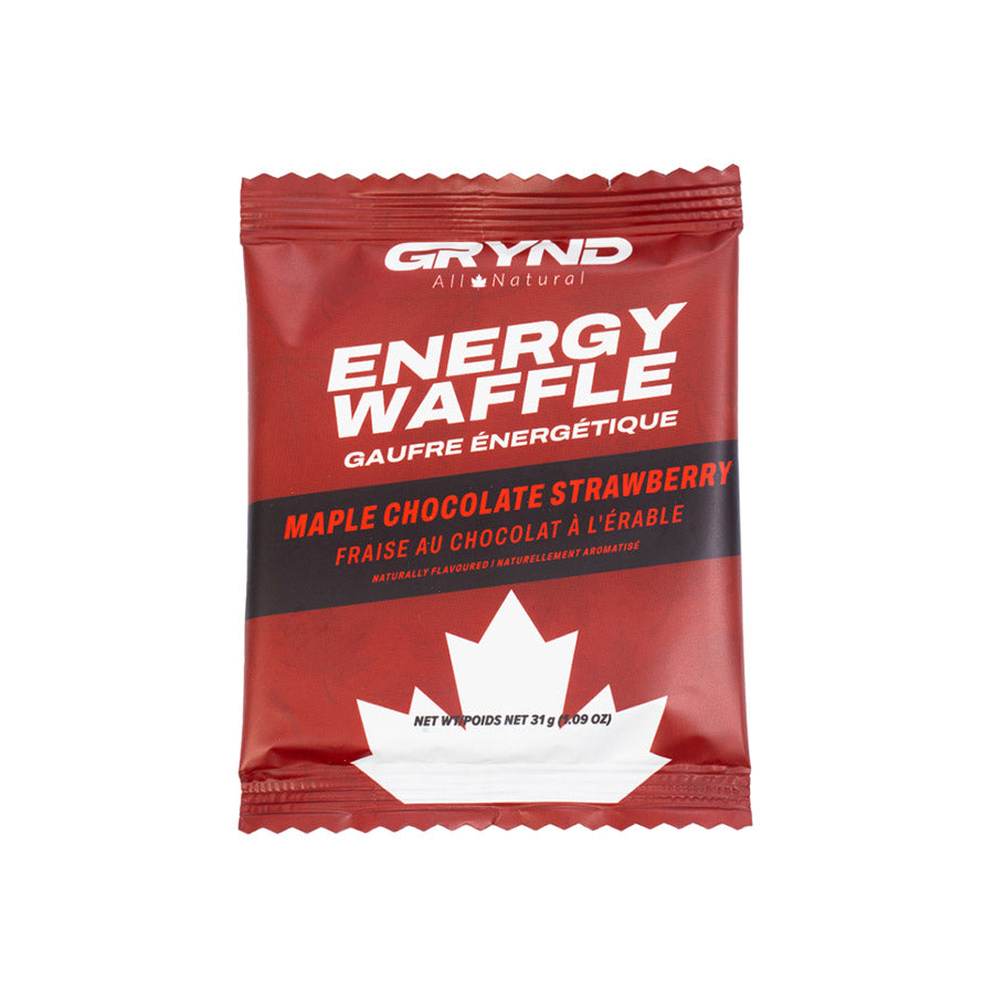 Grynd Energy, Maple Waffle, Bars, Maple Sea Salt, 12pcs