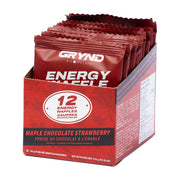 Grynd Energy, Maple Waffle, Bars, Maple Sea Salt, 12pcs