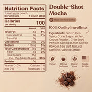 Huma Double-Shot Mocha (100 mg caffeine) nutrition facts and ingredients