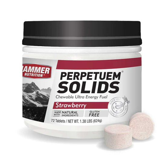 Hammer Nutrition - Perpetuem Solids, Strawberry, 72 Tablets