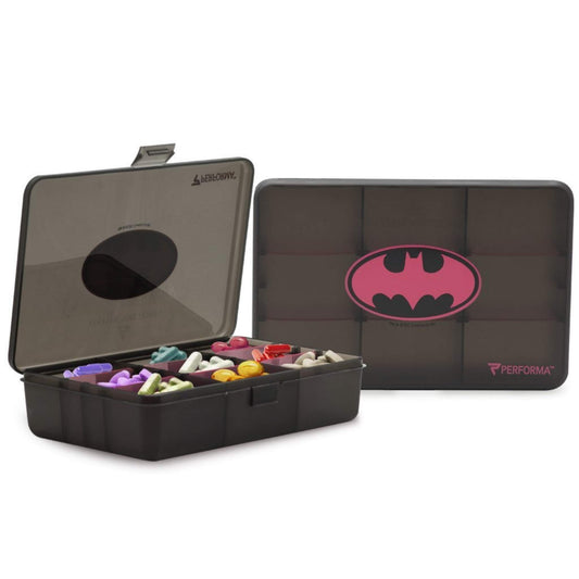 PerfectShaker - Chest Pill Container, Pink Batman
