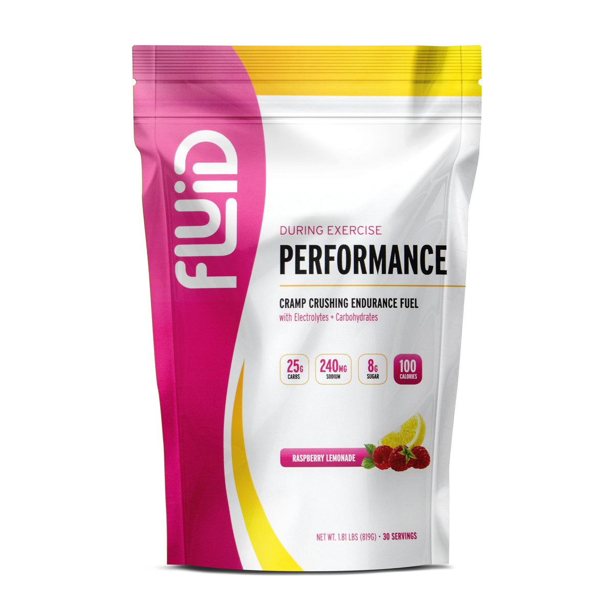Fluid Performance Raspberry Lemonade 30 Servings