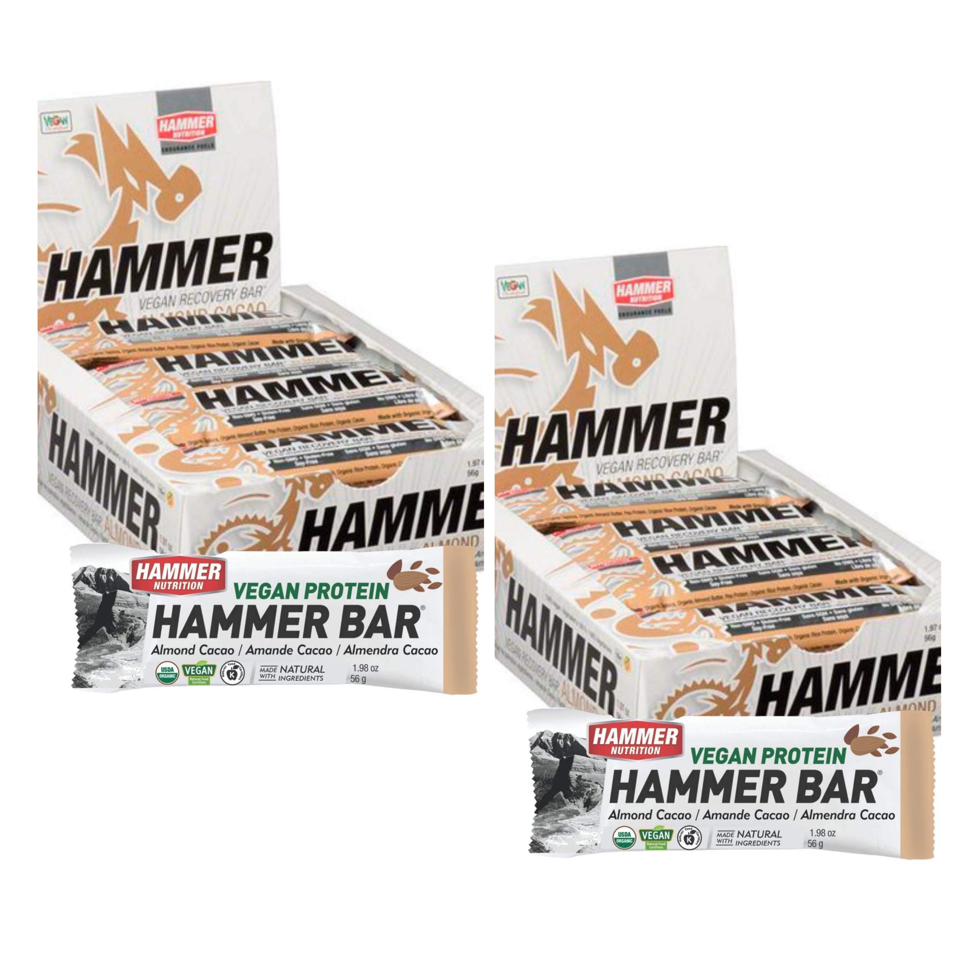 Hammer Nutrition Vegan Protein Bar - Box of 12, Nutrition, Hammer, athleti.ca