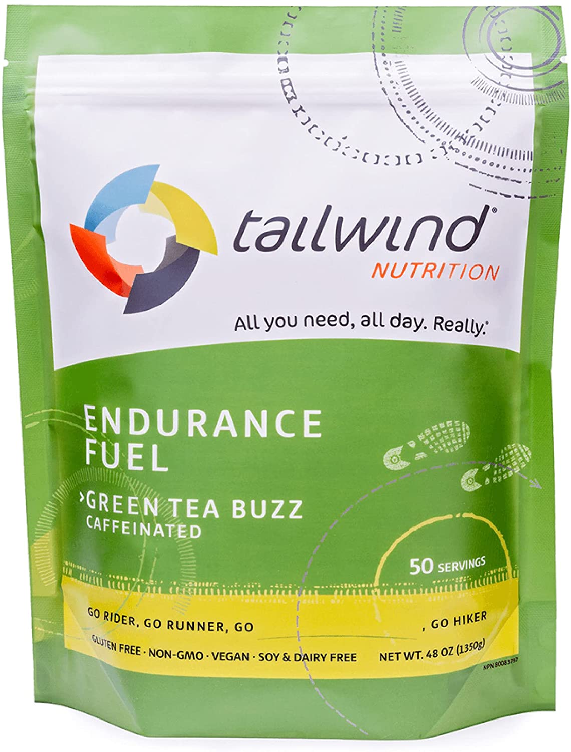 Tailwind Nutrition Endurance Fuel Caffeinated - 50 Servings, Nutrition, Tailwind Nutrition, athleti.ca