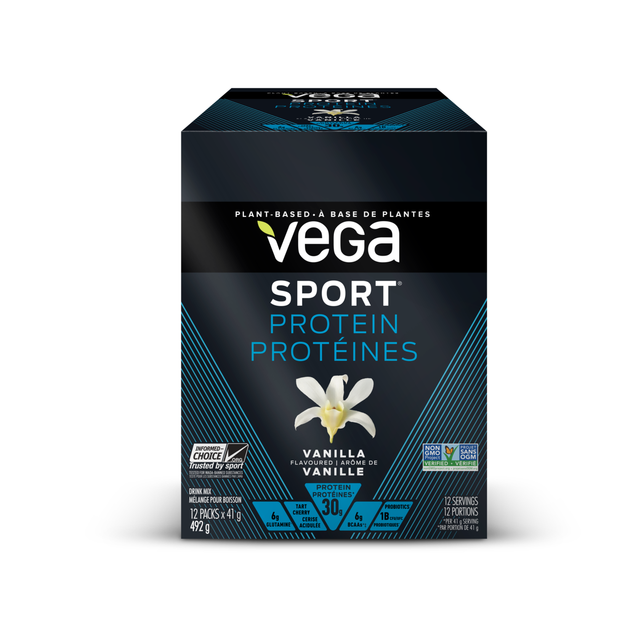 Vega Sport Performance Protein - Box of 12 Packets, Nutrition, Vega, athleti.ca