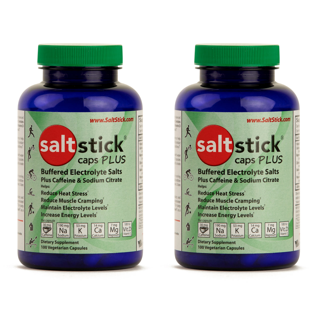 SaltStick Plus Electrolyte Capsules with Caffeine, Nutrition, Salt Stick, athleti.ca