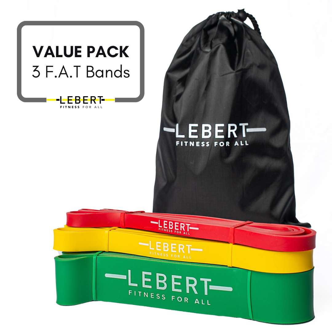 Lebert Fitness - F.A.T. Resistance Bands (3 Pack)