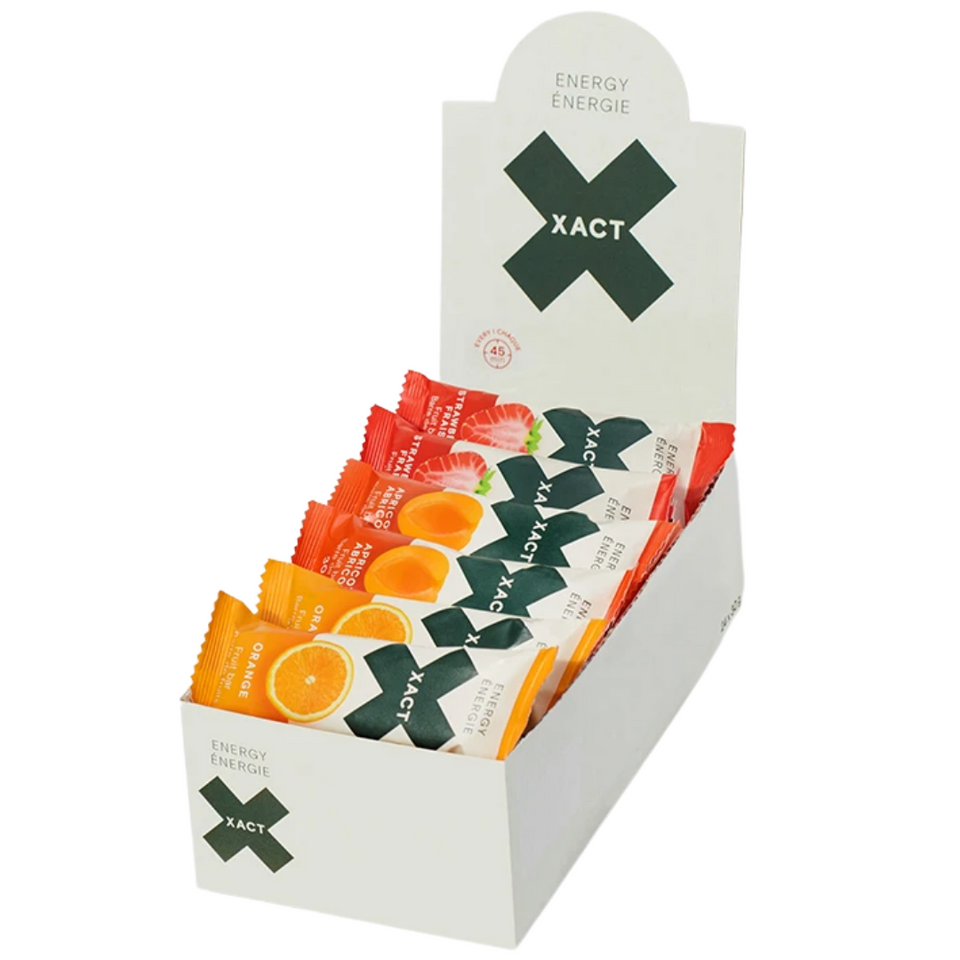 XACT Nutrition Energy Fruit Bars (Box of 24)