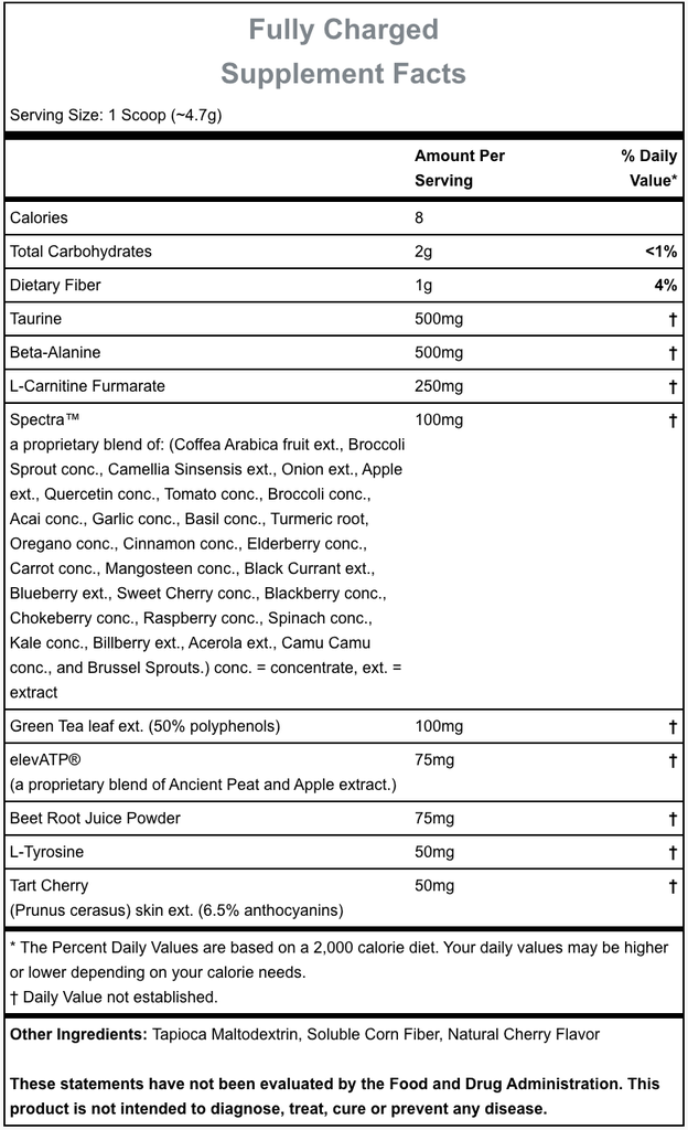 Hammer Nutrition Fully Charged PreWorkout - 30 Servings, Nutrition, Hammer, athleti.ca