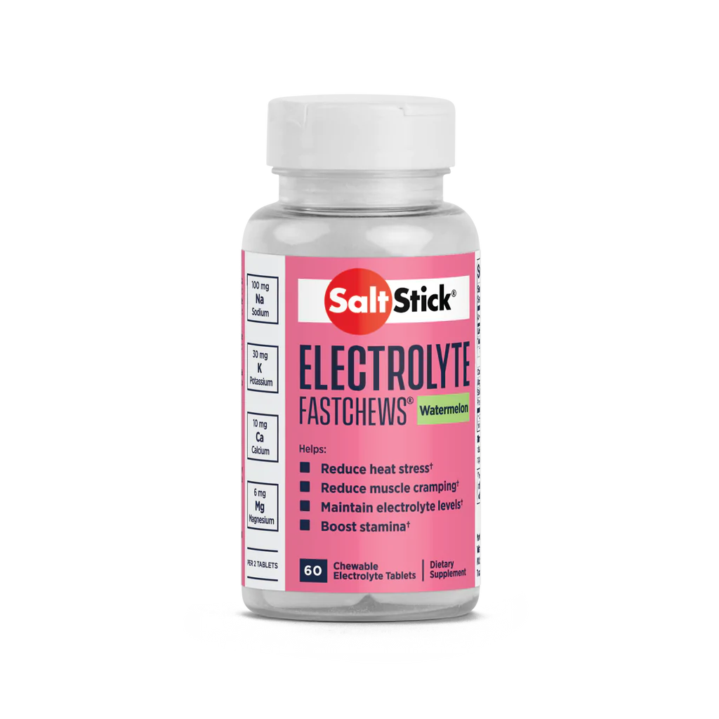 Comprimés d'électrolytes SaltStick FastChews (bouteille de 60 unités)