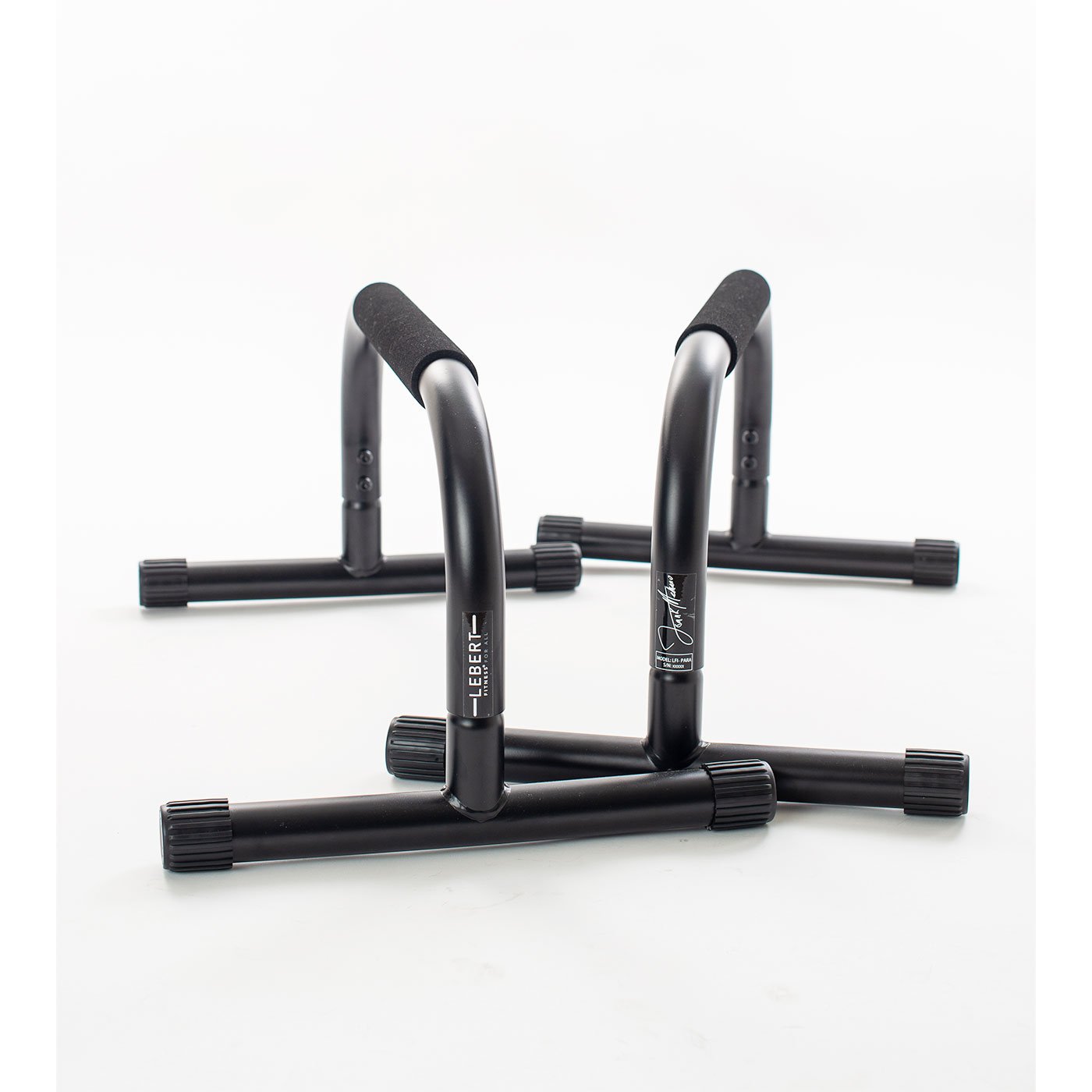 Frank Medrano Matte Black Parallettes Push Up Bars