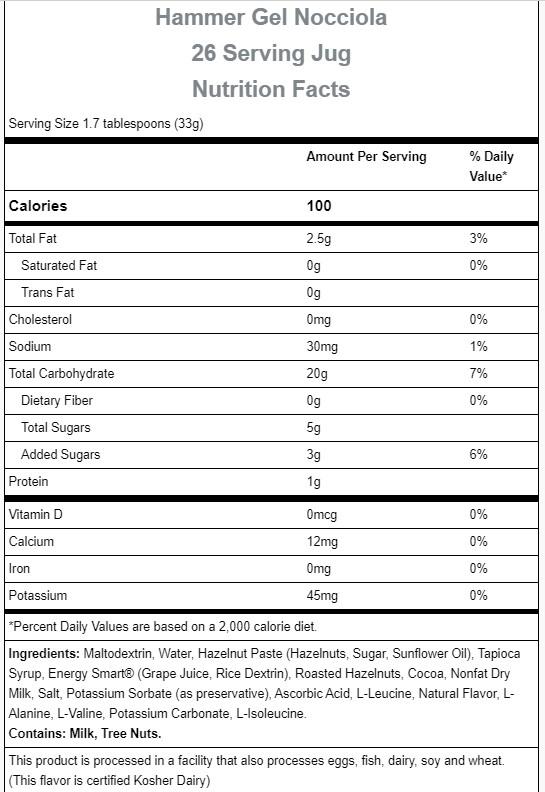 Hammer Nutrition Gel - 26 Servings, Nutrition, Hammer 