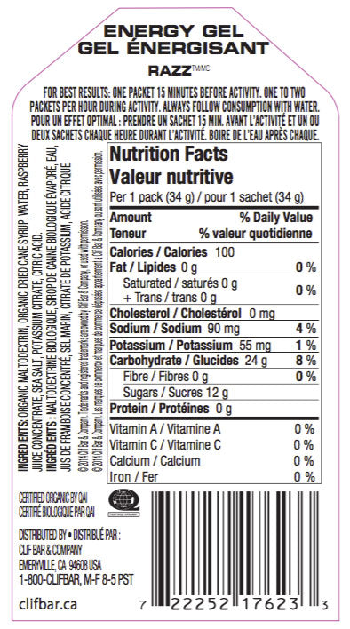 Clif Shot Energy Gel - Box of 24, Nutrition, Clif | athleti.ca