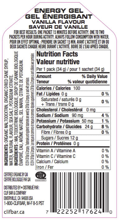 Clif Shot Energy Gel - Box of 24, Nutrition, Clif | athleti.ca